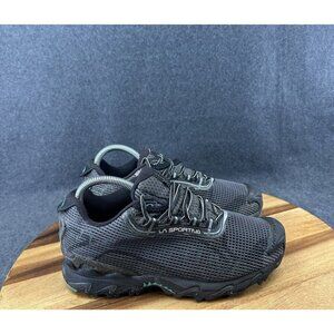 La Sportiva Wild Cat 2.0 GTX Goretex Grey Green Trail Running Shoe Womens Sz 8.5